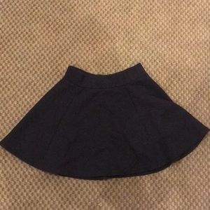 Black skater skirt